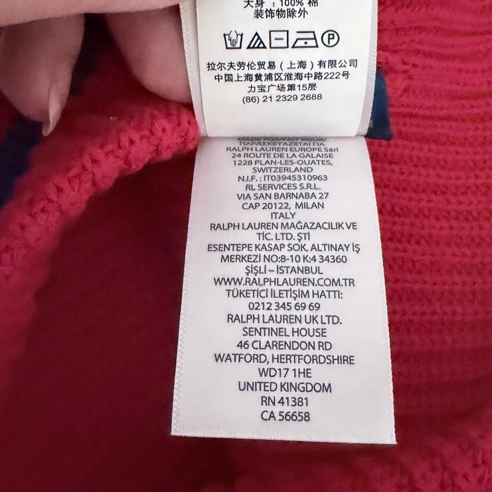 $35 Polo Ralph Lauren Red and Blue Beanie